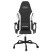 Fotel Gamingowy z Ekoskóry Ergonomiczny Czarno-Biały do Biurka dla Gracza, 9441673