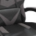 Fotel Gamingowy z Ekoskóry Obrotowy Ergonomiczny Czarno-Szary do Biurka, 9441729