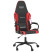 Fotel Gamingowy z Ekoskóry Ergonomiczny Czarno-Czerwony do Biurka, 9441801