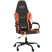 Fotel Gamingowy z Ekoskóry Ergonomiczny Czarno-Pomarańczowy do Biurka, 9442040