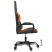 Fotel Gamingowy z Ekoskóry Ergonomiczny Czarno-Pomarańczowy do Biurka, 9442041