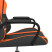 Fotel Gamingowy z Ekoskóry Ergonomiczny Czarno-Pomarańczowy do Biurka, 9442042