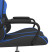 Fotel Gamingowy z Ekoskóry Ergonomiczny Czarno-Niebieski do Biurka, 9442175