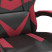 Fotel Gamingowy z Ekoskóry Obrotowy Ergonomiczny Czarno-Czerwony do Biurka, 9442562