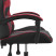 Fotel Gamingowy z Ekoskóry Obrotowy Ergonomiczny Czarno-Czerwony do Biurka, 9442563