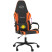 Fotel Gamingowy z Ekoskóry Ergonomiczny Czarno-Pomarańczowy do Biurka, 9442634