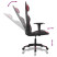 Fotel Gamingowy z Ekoskóry Ergonomiczny Czarno-Czerwony do Biurka, 9442658