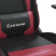 Fotel Gamingowy z Ekoskóry Ergonomiczny Czarno-Czerwony do Biurka, 9442660