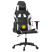 Fotel Gamingowy z Ekoskóry Ergonomiczny Czarno-Biały do Biurka dla Gracza, 9442732