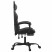 Fotel Gamingowy z Ekoskóry z Podnóżkiem Ergonomiczny Czarno-Szary do Biurka, 9442806