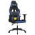 Fotel Gamingowy z Ekoskóry Ergonomiczny Czarno-Niebieski do Biurka, 9442888