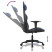 Fotel Gamingowy z Ekoskóry Ergonomiczny Czarno-Niebieski do Biurka, 9442890
