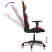 Fotel Gamingowy z Ekoskóry Ergonomiczny Czarno-Czerwony do Biurka, 9442987