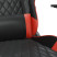 Fotel Gamingowy z Ekoskóry Ergonomiczny Czarno-Czerwony do Biurka, 9442989
