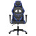 Fotel Gamingowy z Ekoskóry Ergonomiczny Czarno-Niebieski do Biurka, 9443036