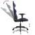 Fotel Gamingowy z Ekoskóry Ergonomiczny Czarno-Niebieski do Biurka, 9443039