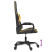 Fotel Gamingowy z Ekoskóry Ergonomiczny Czarno-Złoty do Biurka dla Gracza, 9443122
