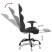 Fotel Gamingowy z Ekoskóry z Podnóżkiem Ergonomiczny Czarny do Biurka, 9443151