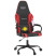 Fotel Gamingowy z Ekoskóry Ergonomiczny Czarno-Czerwony do Biurka, 9443193