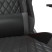 Fotel Gamingowy z Ekoskóry Ergonomiczny Czarno-Szary do Biurka dla Gracza, 9443208