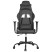 Fotel Gamingowy z Ekoskóry Ergonomiczny z Podłokietnikami Czarny do Biurka, 9443328