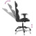 Fotel Gamingowy z Ekoskóry Ergonomiczny z Podłokietnikami Czarny do Biurka, 9443331