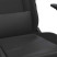 Fotel Gamingowy z Ekoskóry Ergonomiczny z Podłokietnikami Czarny do Biurka, 9443333