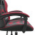 Fotel Gamingowy z Ekoskóry Obrotowy Ergonomiczny Czarno-Czerwony do Biurka, 9443359