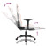 Fotel Gamingowy z Ekoskóry z Podnóżkiem Ergonomiczny Biało-Różowy do Biurka, 9443703