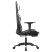 Fotel Gamingowy z Ekoskóry z Podnóżkiem Ergonomiczny Czarno-Biały do Biurka, 9443839