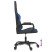 Fotel Gamingowy z Ekoskóry Ergonomiczny Czarno-Niebieski do Biurka, 9443868