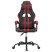 Fotel Gamingowy z Ekoskóry Ergonomiczny Czarno-Czerwony do Biurka, 9443962