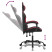 Fotel Gamingowy z Ekoskóry Ergonomiczny Czarno-Czerwony do Biurka, 9443965