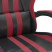 Fotel Gamingowy z Ekoskóry Ergonomiczny Czarno-Czerwony do Biurka, 9443967