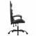 Fotel Gamingowy z Ekoskóry Obrotowy Ergonomiczny Czarno-Biały do Biurka, 9444017