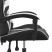 Fotel Gamingowy z Ekoskóry Obrotowy Ergonomiczny Czarno-Biały do Biurka, 9444020