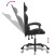 Fotel Gamingowy z Ekoskóry Ergonomiczny Czarno-Wielokolorowy do Biurka, 9444033