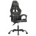 Fotel Gamingowy z Ekoskóry Ergonomiczny Czarno-Wielokolorowy do Biurka, 9444034