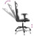 Fotel Gamingowy z Ekoskóry Ergonomiczny Czarno-Biały do Biurka dla Gracza, 9444047