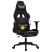 Fotel Gamingowy z Ekoskóry z Podnóżkiem Ergonomiczny Czarny do Biurka, 9444279