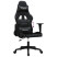 Fotel Gamingowy z Ekoskóry Ergonomiczny z Podłokietnikami Czarny do Biurka, 9444343