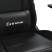 Fotel Gamingowy z Ekoskóry Ergonomiczny z Podłokietnikami Czarny do Biurka, 9444344