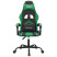 Fotel Gamingowy z Ekoskóry Ergonomiczny Czarno-Zielony do Biurka dla Gracza, 9444462