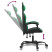 Fotel Gamingowy z Ekoskóry Ergonomiczny Czarno-Zielony do Biurka dla Gracza, 9444465