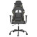 Fotel Gamingowy z Ekoskóry Ergonomiczny Czarno-Wielokolorowy do Biurka, 9444506
