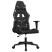 Fotel Gamingowy z Ekoskóry Ergonomiczny Czarno-Wielokolorowy do Biurka, 9444548