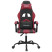 Fotel Gamingowy z Ekoskóry Ergonomiczny Czarno-Czerwony do Biurka, 9444612