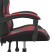 Fotel Gamingowy z Ekoskóry Obrotowy Ergonomiczny Czarno-Czerwony do Biurka, 9444735
