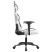 Fotel Gamingowy z Ekoskóry Ergonomiczny Biało-Czarny do Biurka dla Gracza, 9444825