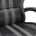 Fotel Gamingowy z Ekoskóry z Podnóżkiem Ergonomiczny Czarno-Szary do Biurka, 9445049